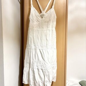 Abercrombie & Fitch White Lace Detail Dress S